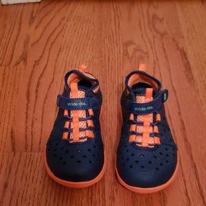 Stride Rite boys velcro plastic sneakers